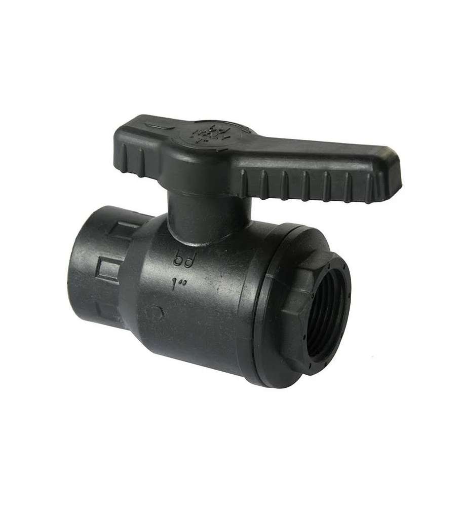 Valvola a sfera in plastica femmina diam. 1"