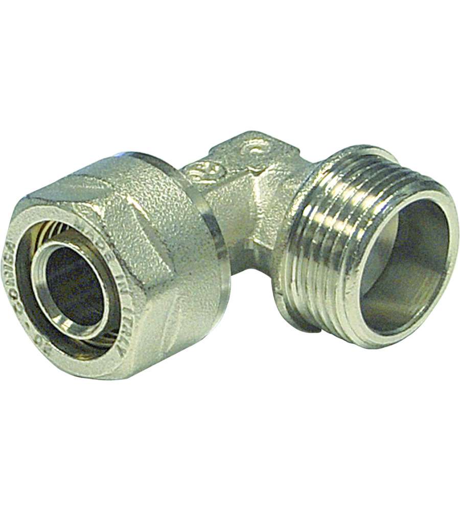 Raccordo a gomito M Diametro 1/2" x 20