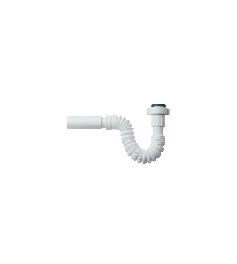 Canotto flessibile estensibile con ghiera in metallo cromato diam.1" x 32