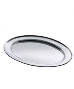 Vassoio Acciaio 18/C Ovale Cm 50X35 Salvi