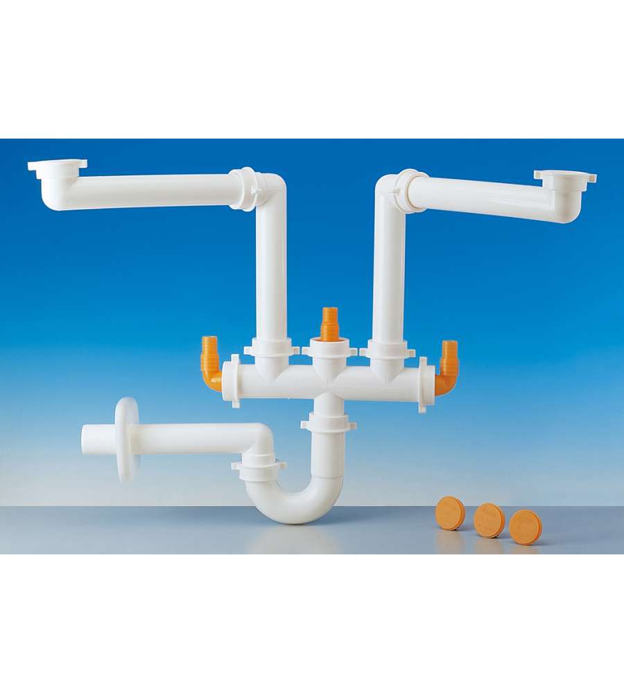 Sifone salvaspazio Lira per cucina