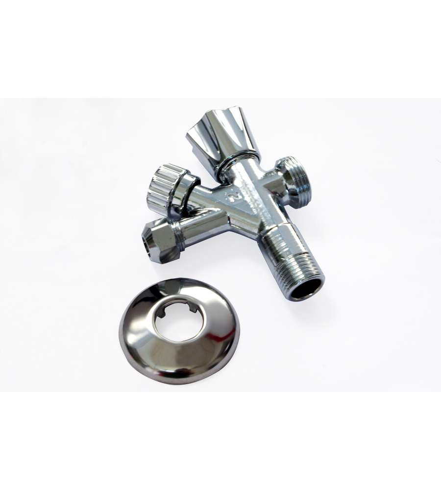 Rubinetto sottolavello combinato 1/2" - 3/8" - 3/4"