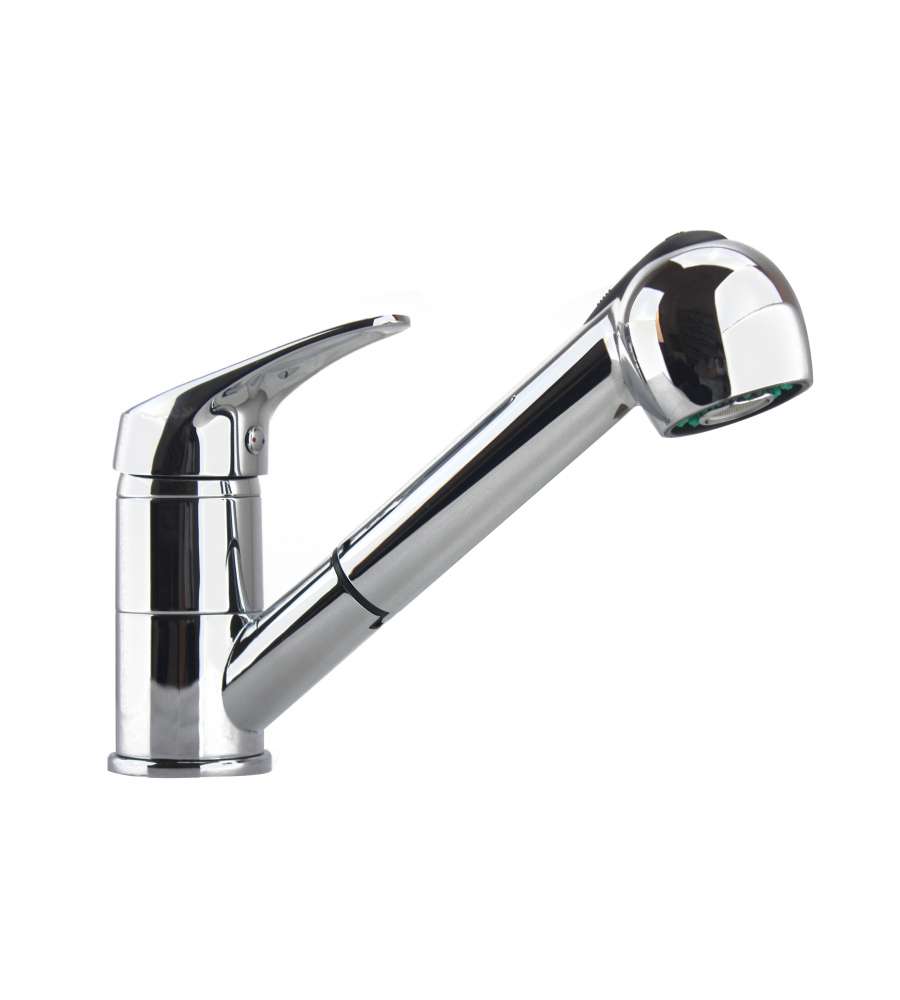 Rubinetto lavello cucina "Dalia" bocca girevole doccia estraibile