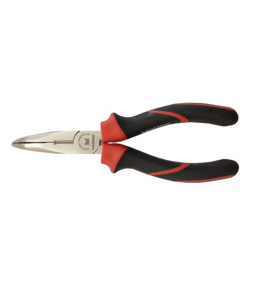 Pinza becchi semitondi curvi cromo vanadio 200 mm