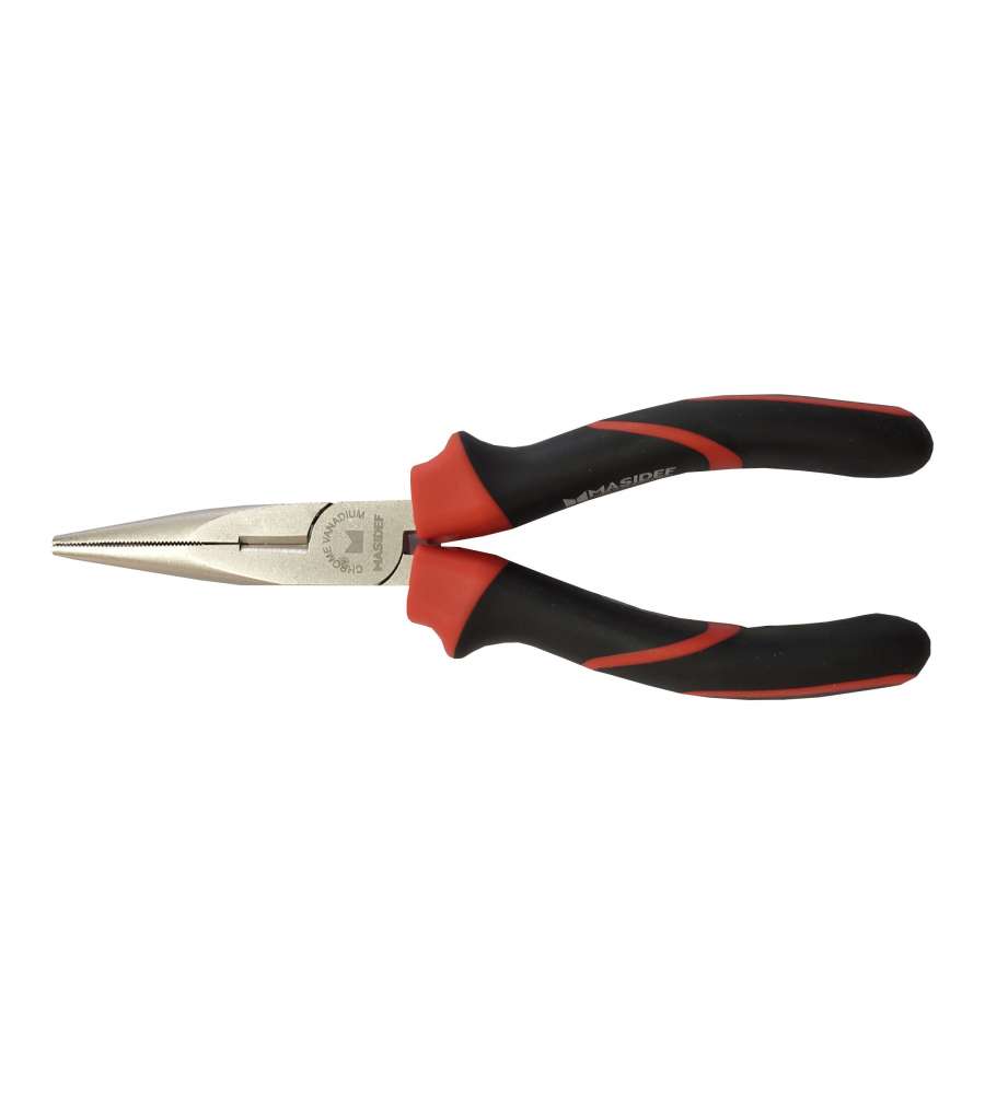 Pinza becchi semitondi dritti cromo vanadio 160 mm