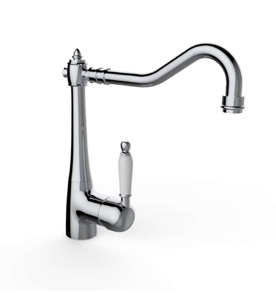 miscelatore retrÃ² per lavabo bagno o lavello cucina cromato con inserto in ceramica bianca