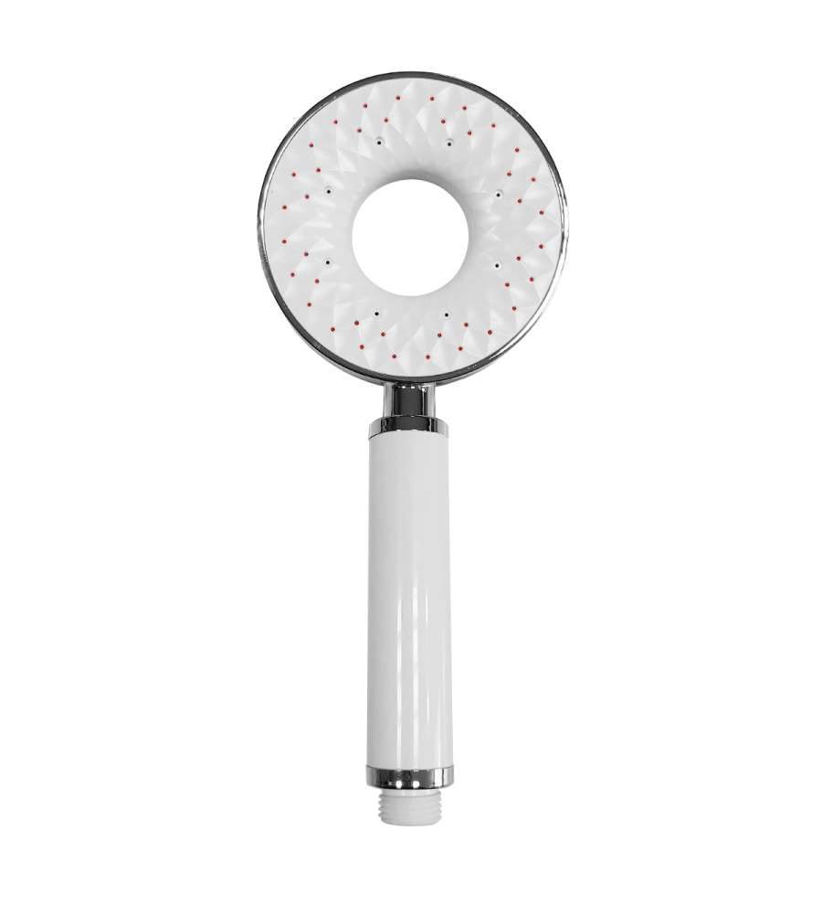 Doccia HOLE 3 getti con funzione SMART CLEAN Cromata-Bianca