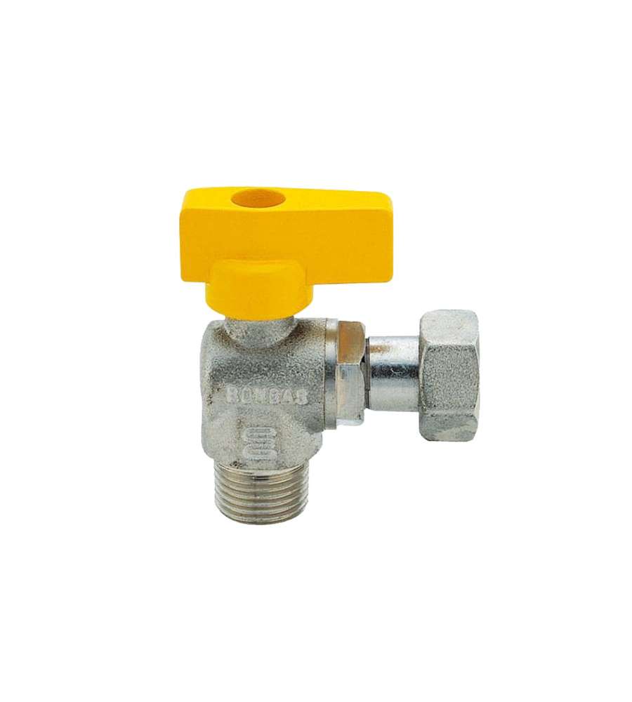 Rubinetto Squadra Metano-Gpl 1/2"M X 1/2"F Enolgas