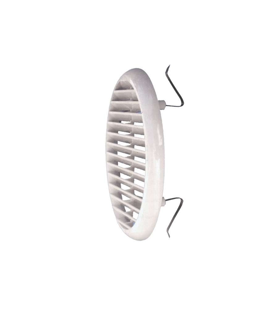 Griglia in Plastica 106 mm Tonda con Rete foro 40/ 80 mm a Molle