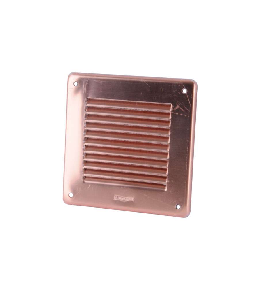 Griglia di Ventilazione in Rame - 140x140 mm - Con Rete