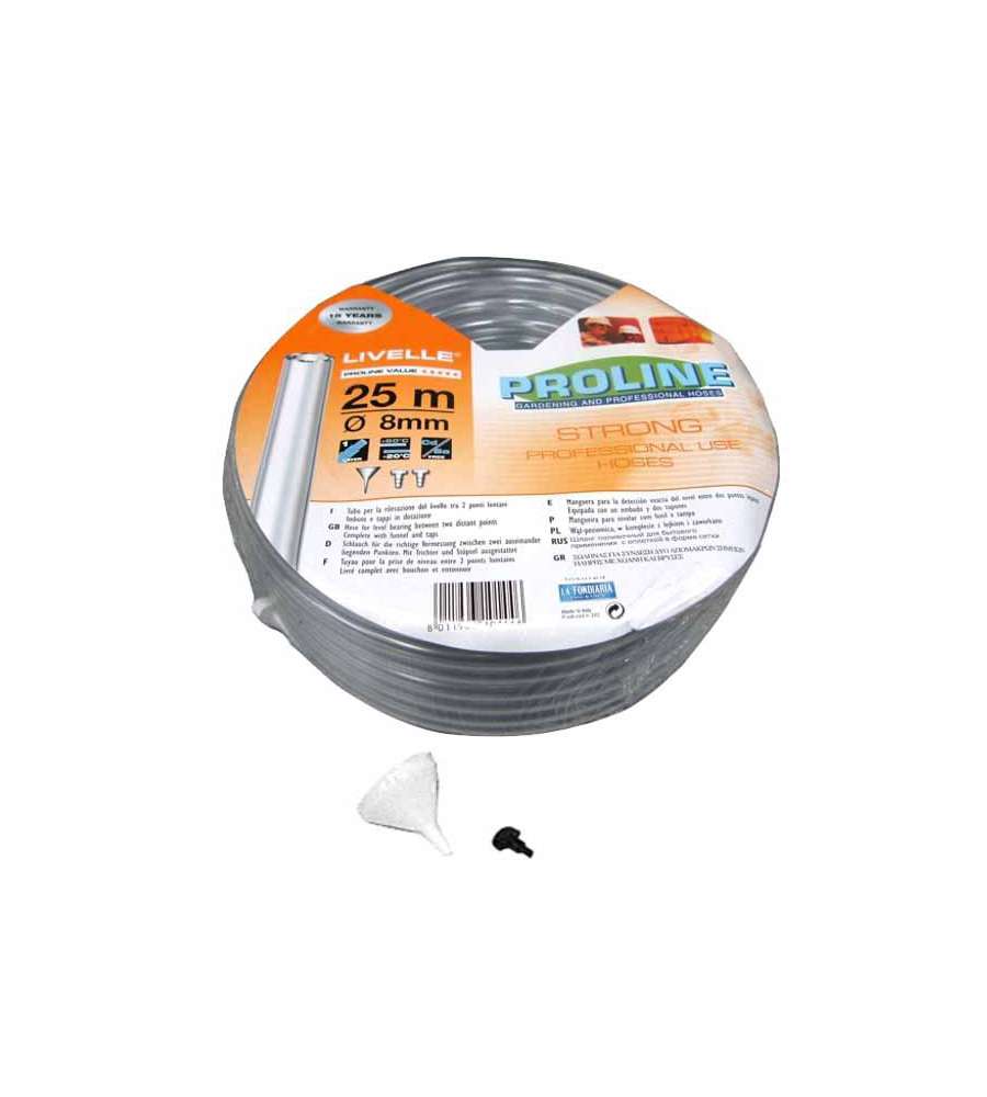 Tubo Livelli Mm 8X11 M 25 Kit         Fitt