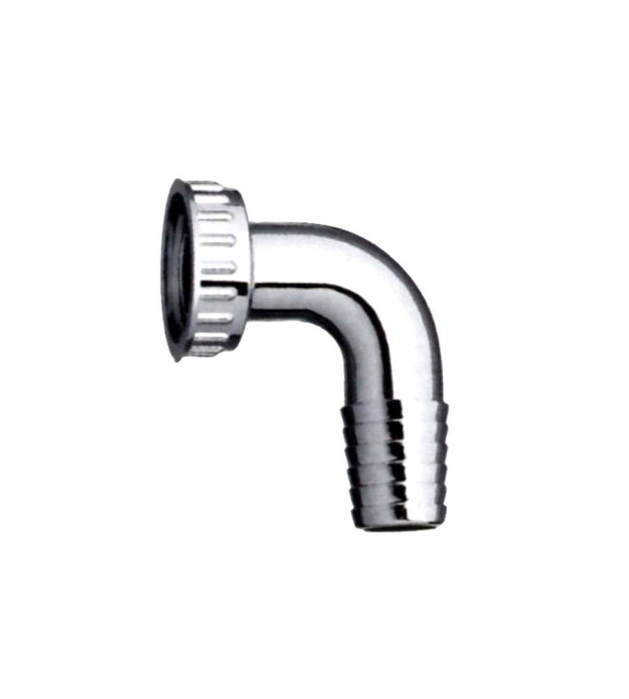 Raccordo Tubo Scarico Curvo F 1" Mm 16 Cr Siroflex