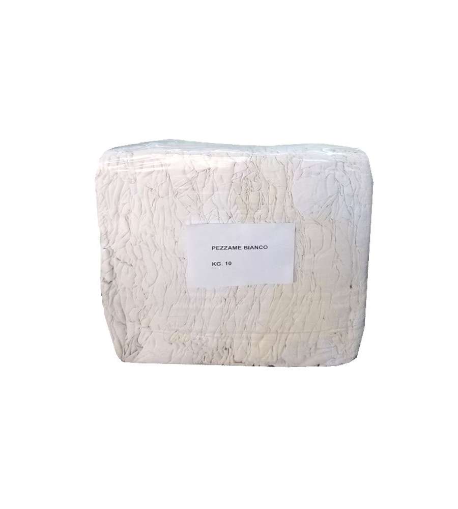 Tessuto Straccio Bianco Misto Kg 10
