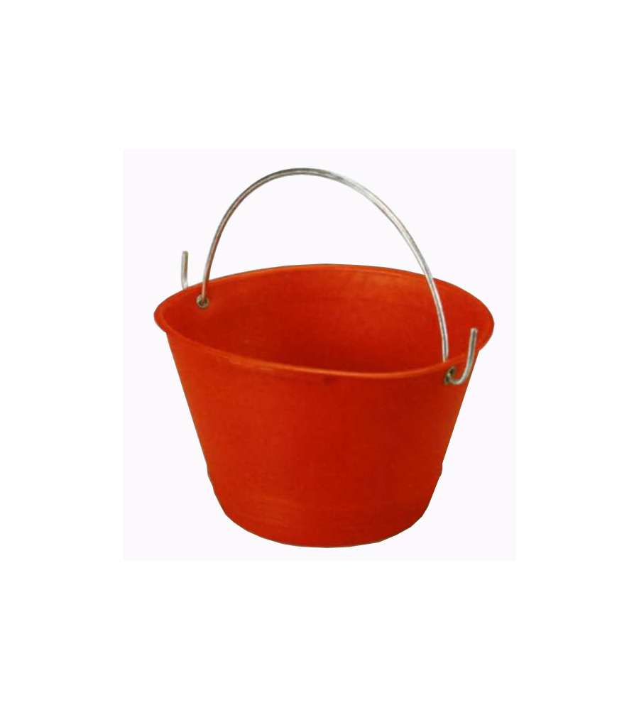 Nespoli Secchio da Muratore - Rosso - 36 cm