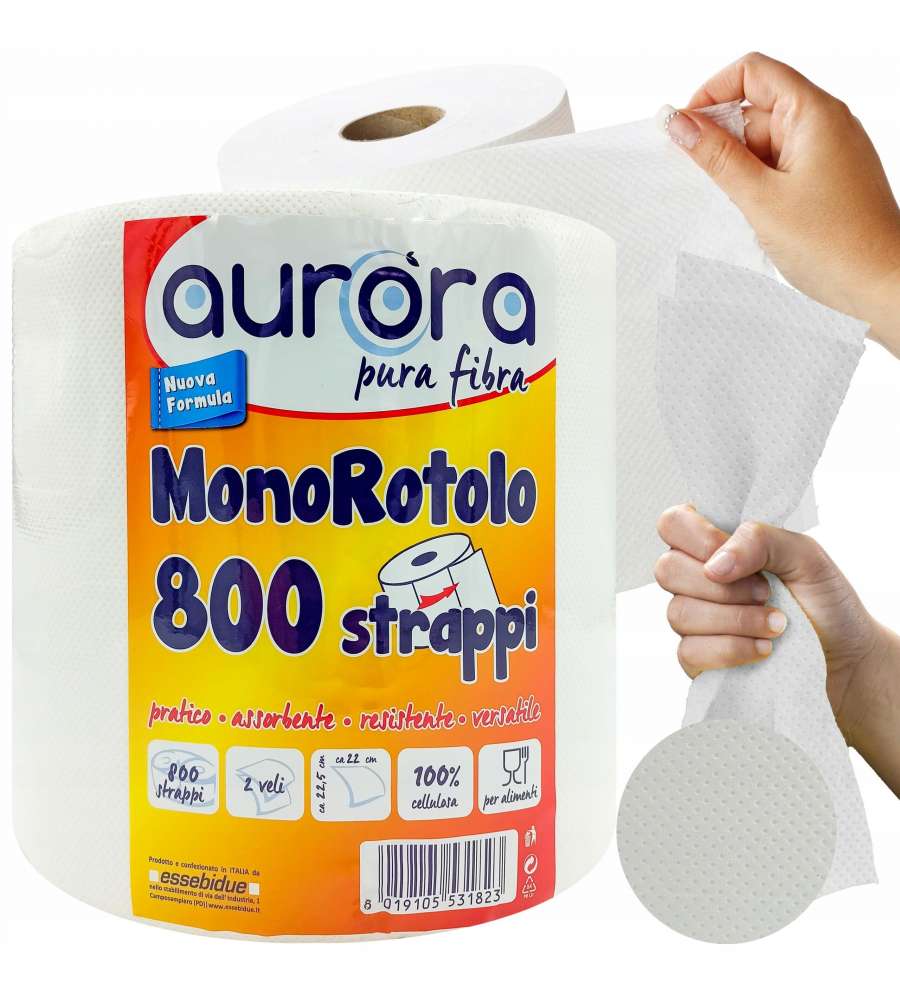 Bobina AURORA 296 metri 800 strappi 2 veli lisci