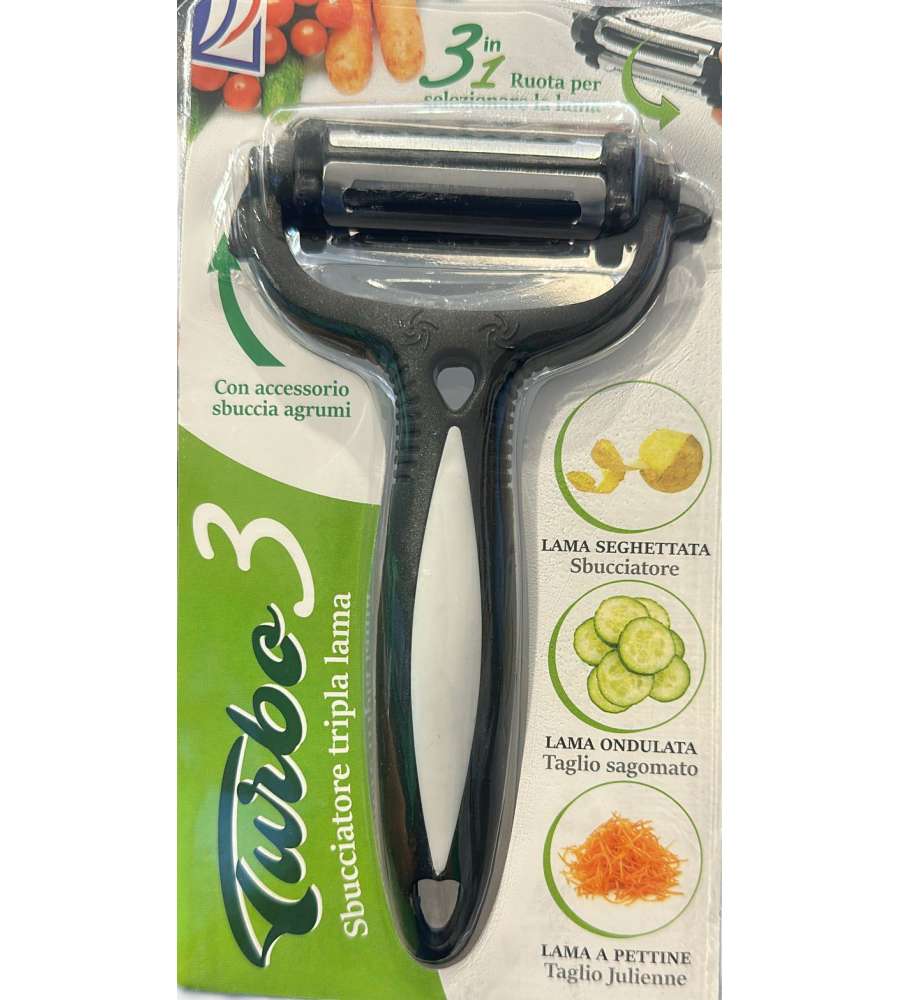 Turbo Sbucciatore Tripla lama