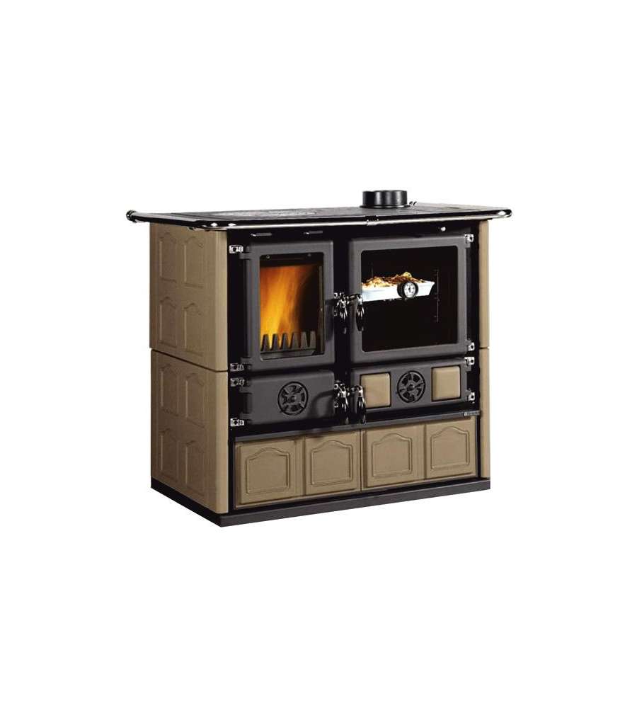 Cucina Legna Rosetta Maiolica Vst Tortora Nordica