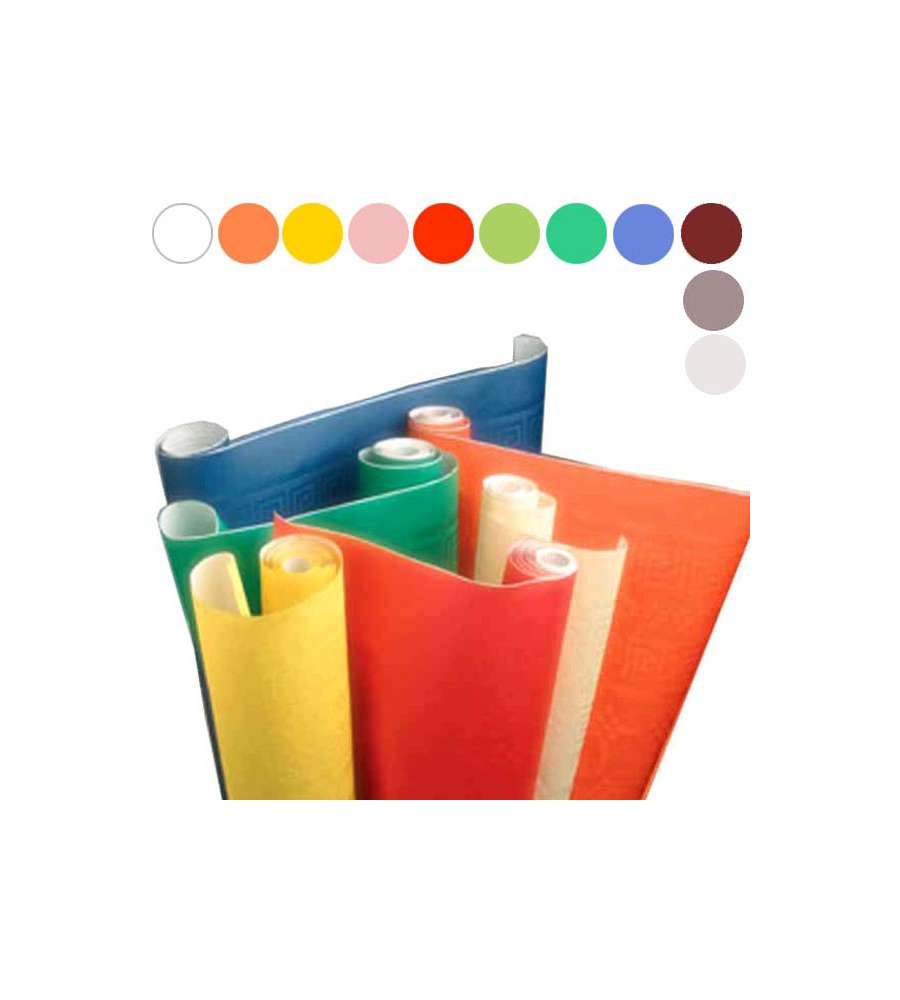 Tovaglia Carta Rosso H 120 M 50 Infibra