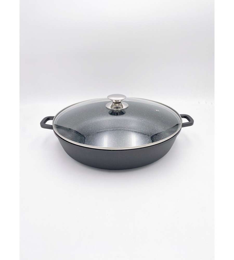 Tegame Bavaria Pietra Vulcanica Antiaderente 36cm