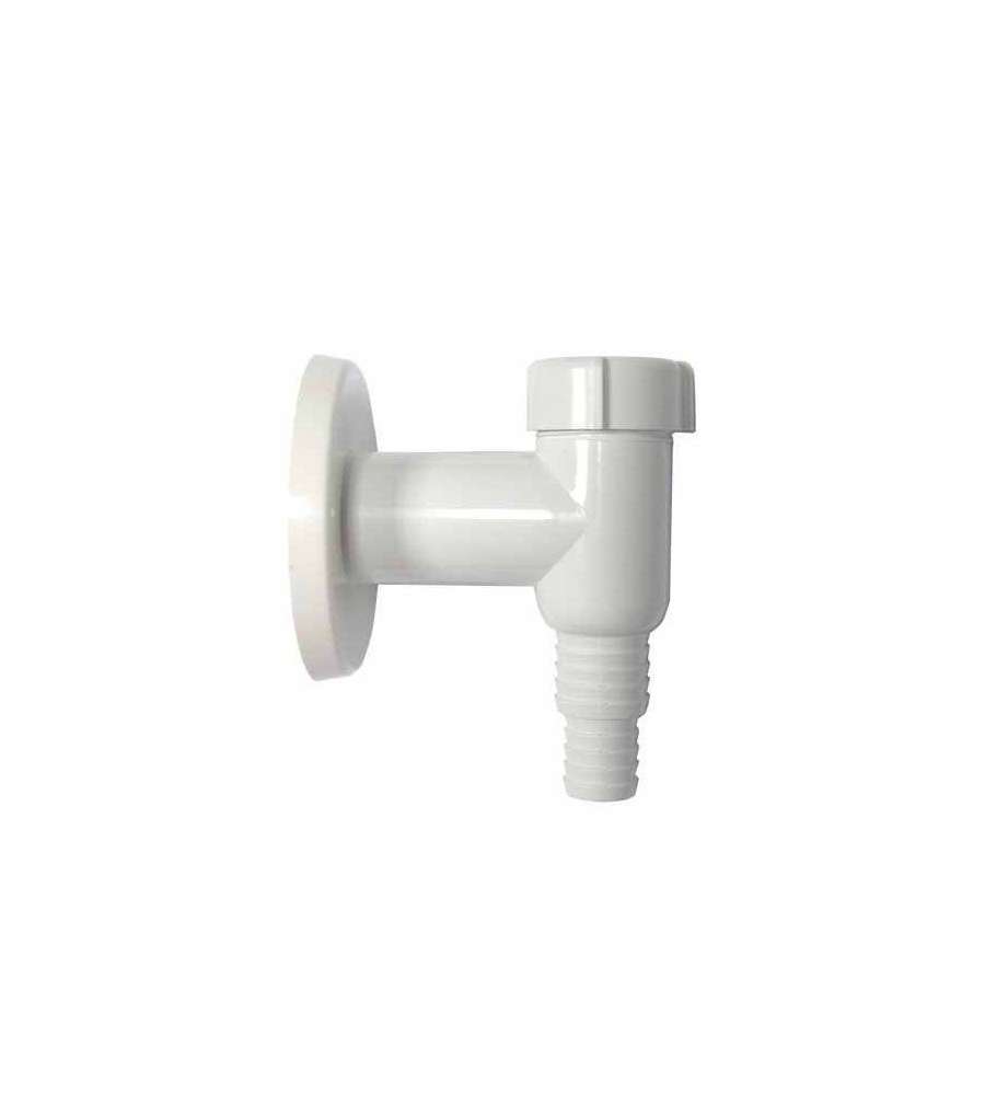 Sifone Lavatrici Esterno 1 Via Plastica Bianco