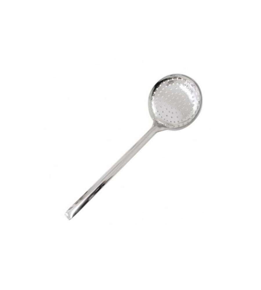 Tomatto Schiumarola Inox 18/C con Manico con Gancio - 40 cm Diam.13 cm