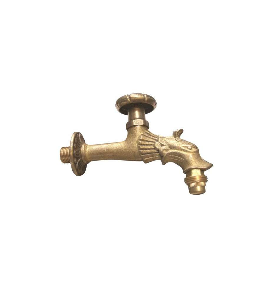 Rubinetto Ottone Rinascimento 1/2 Vite Vette 03706