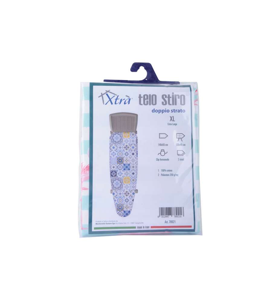 Telo Asse Stiro 2 Strati Clip 130X50 Xtra 09896