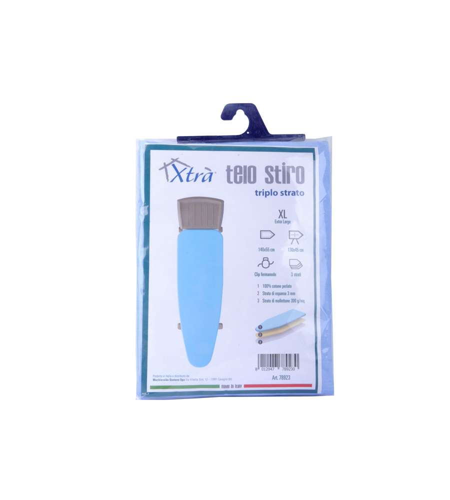 Telo Asse Stiro 3 Strati Clip 140X55 Xtra 09902