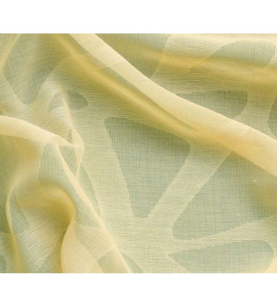 Tenda Pepita Giallo Con Anelli 140 x 280 cm