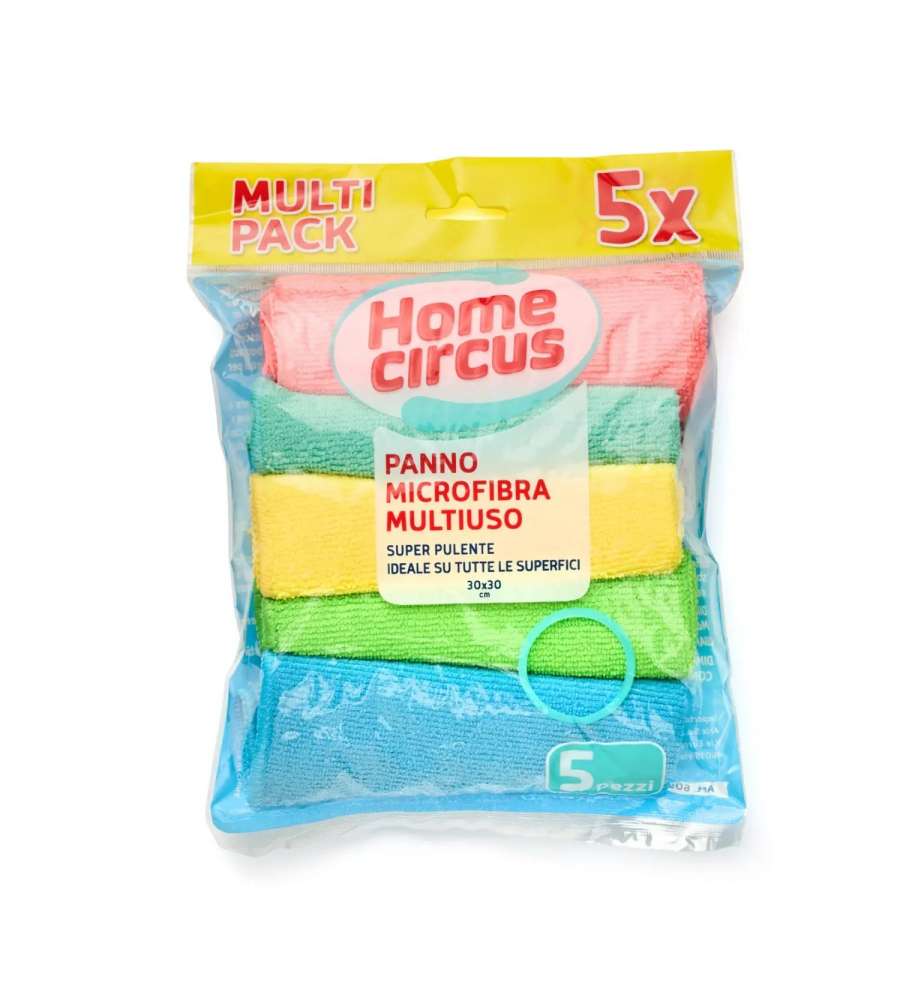 Panno Microfibra 30x30 5pz