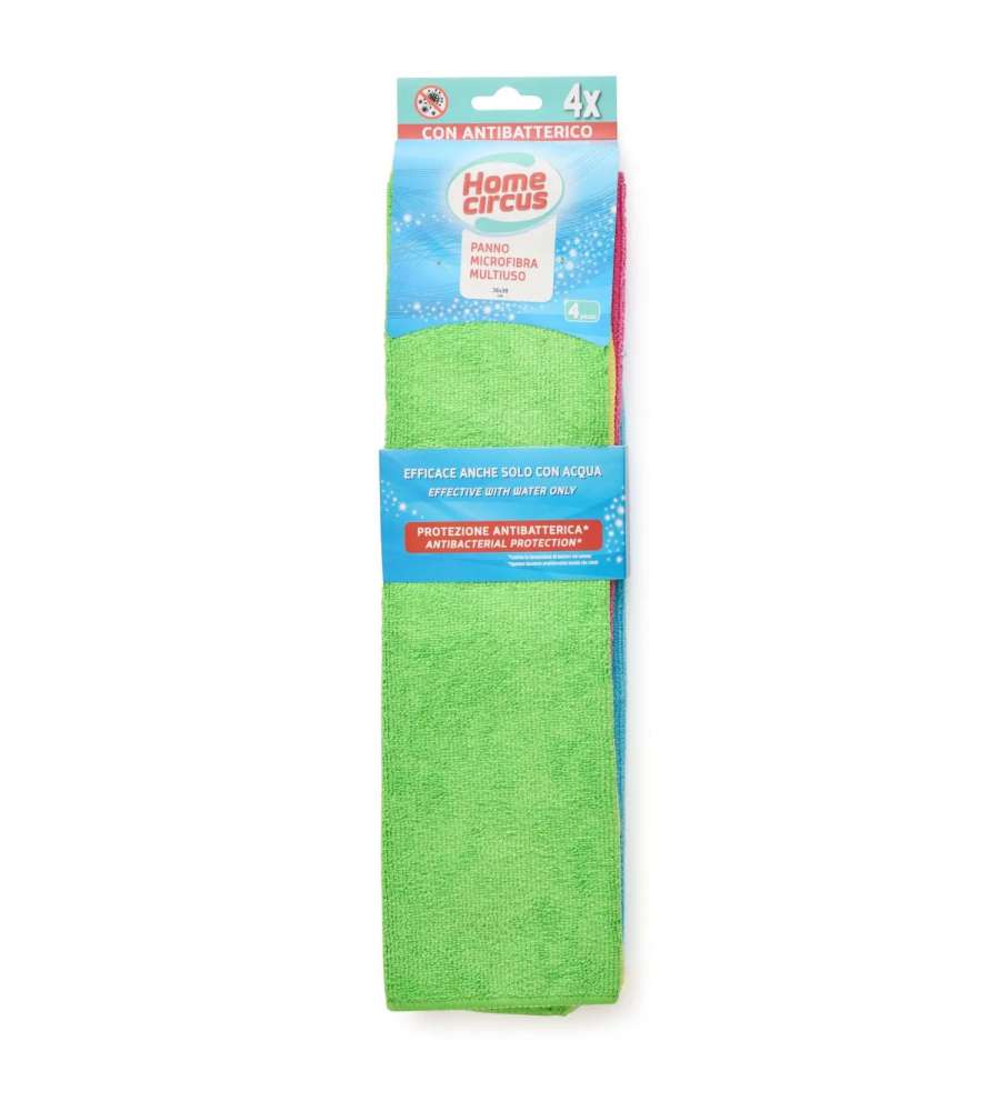 Panno Microfibra Antibatteri 4pz