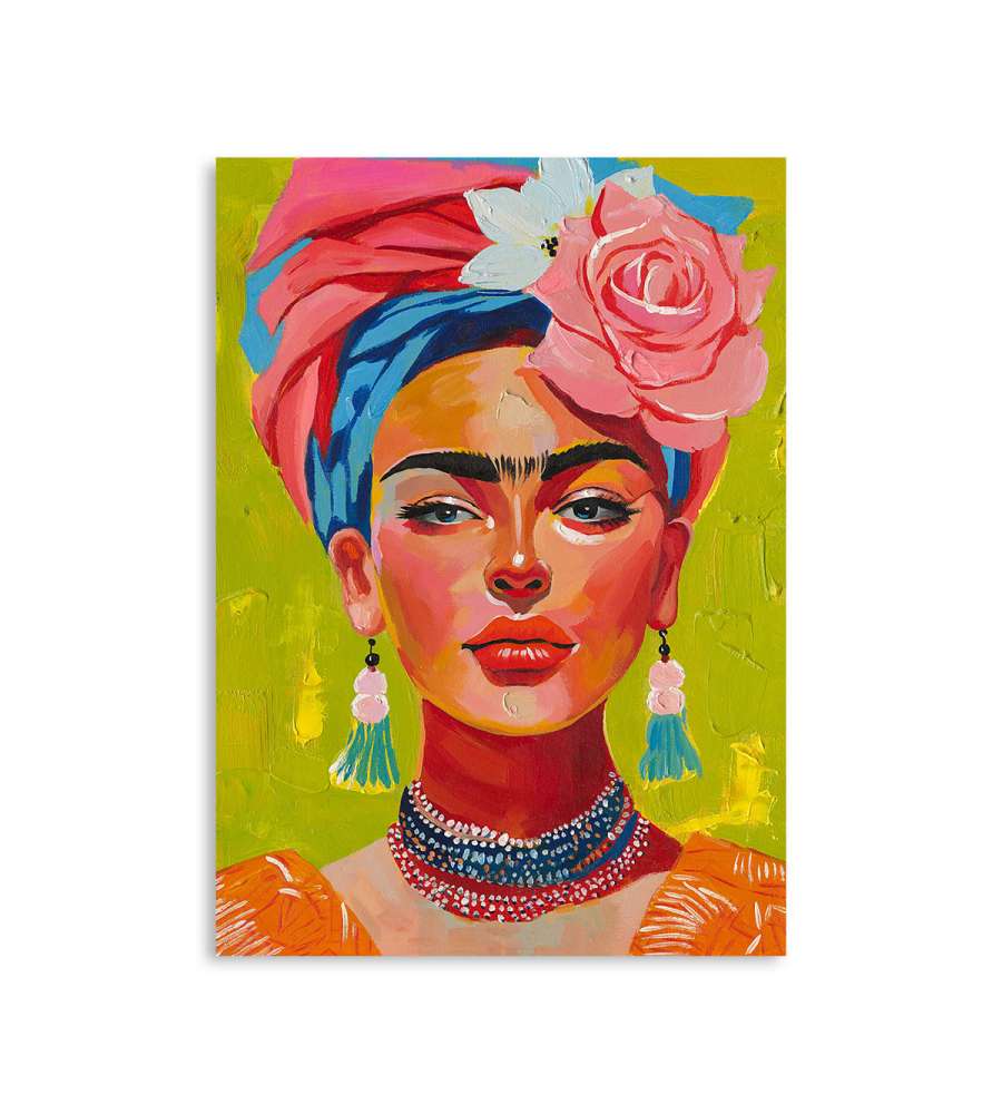 Domo Mea Dipinto Decorativo su Tela - Frida Kahlo - 50 x 70 cm