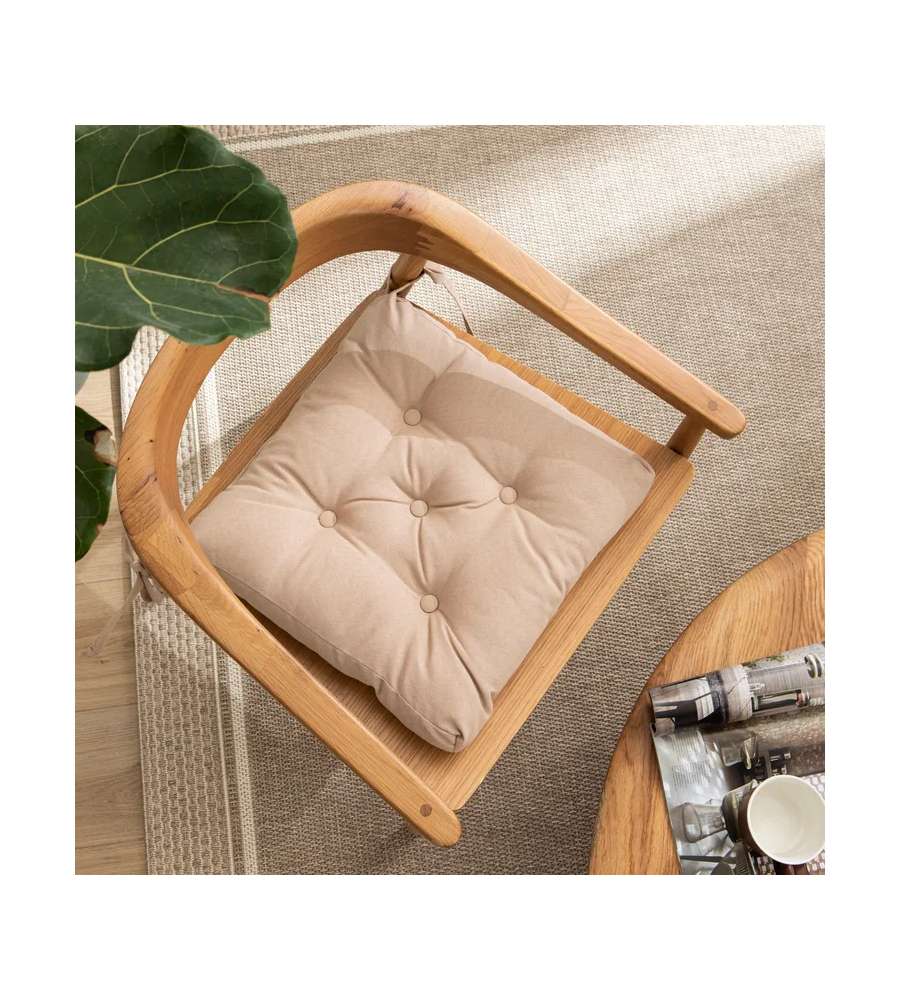 Cuscino coprisedia Ecru 40x40