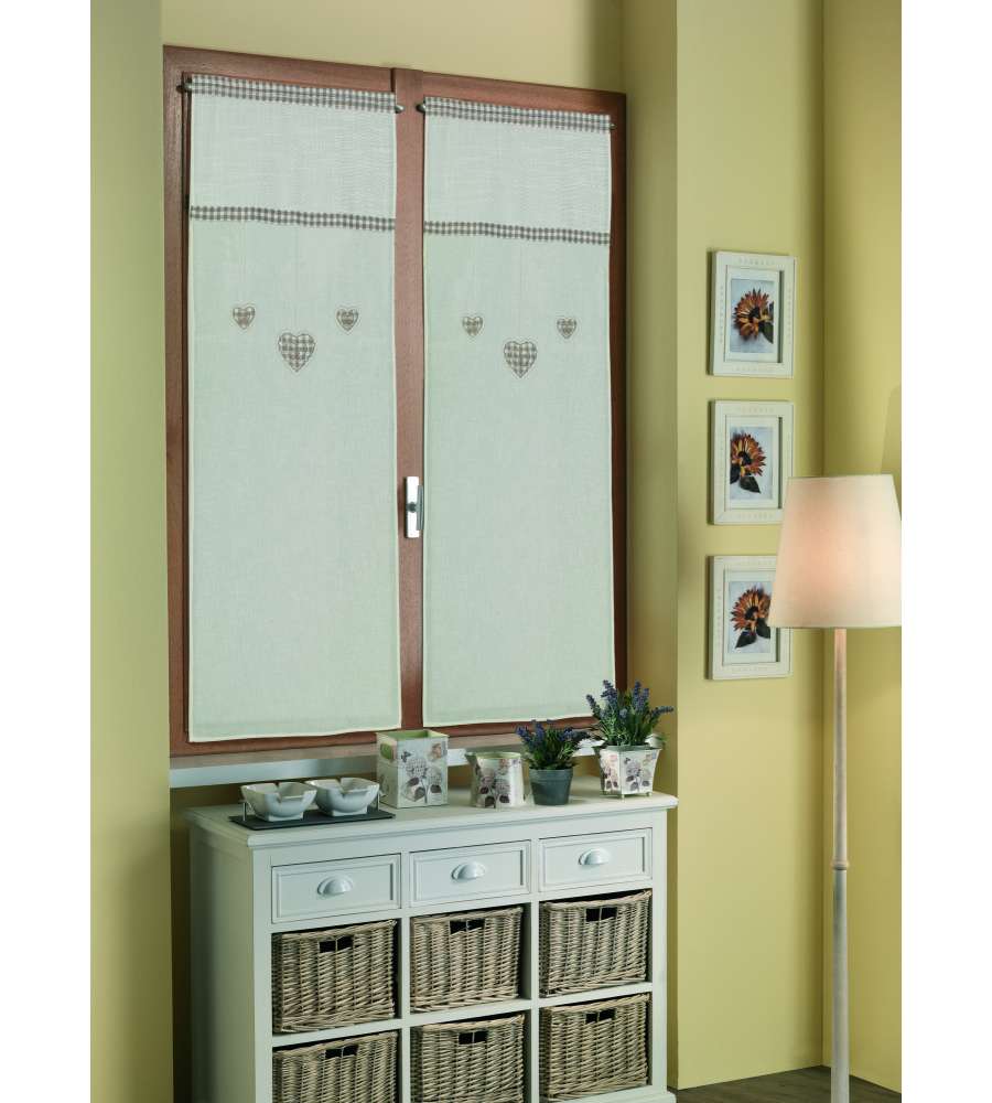 Tendina Coppia Cherie Beige 60 x 240 cm