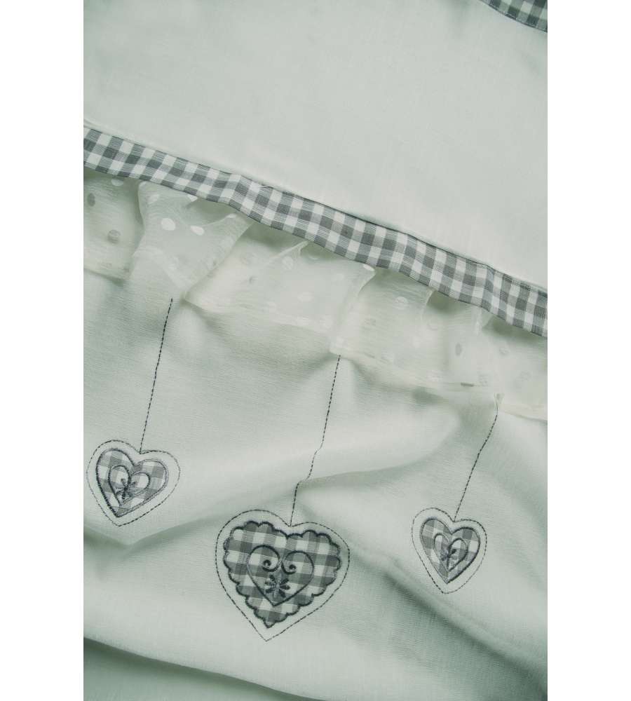 Tendina Coppia Cherie Grigio 60 x 240 cm