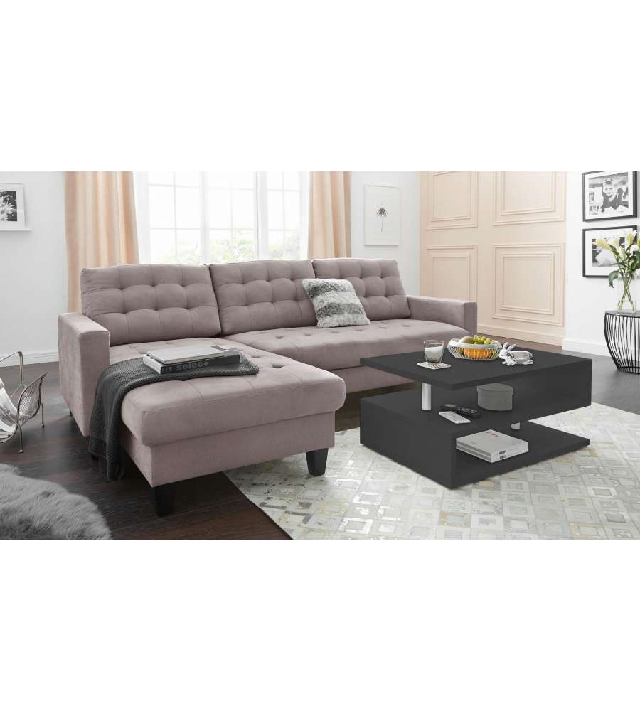 Zeta 90 Tavolo Caffè Antracite Opaco