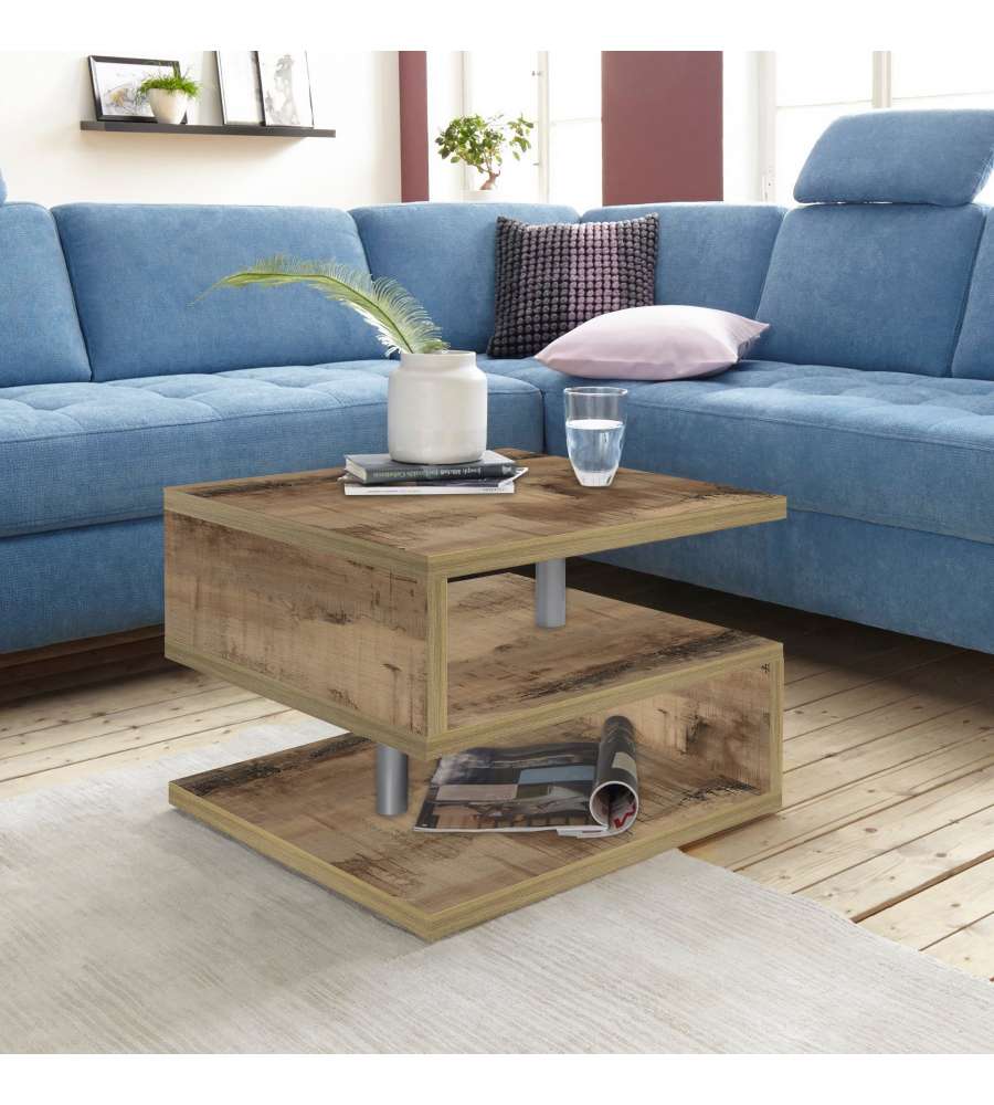 Zeta 55 Tavolo Caffè Acero Pereira