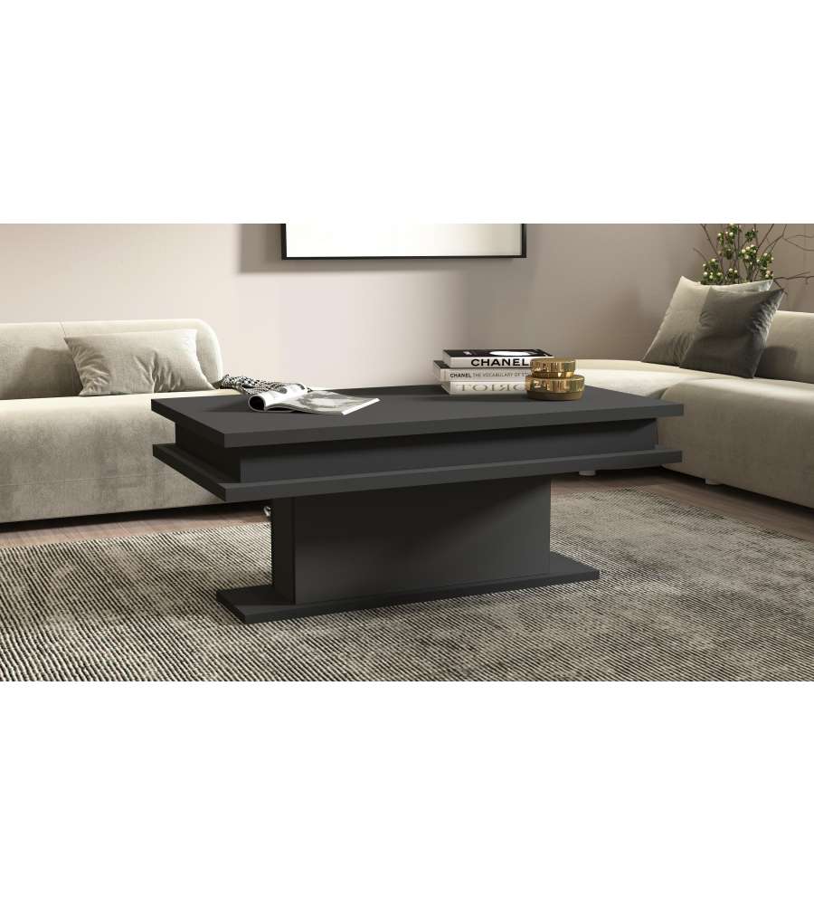 Little Big Tavolo Caffè 100Cm Antracite Opaco