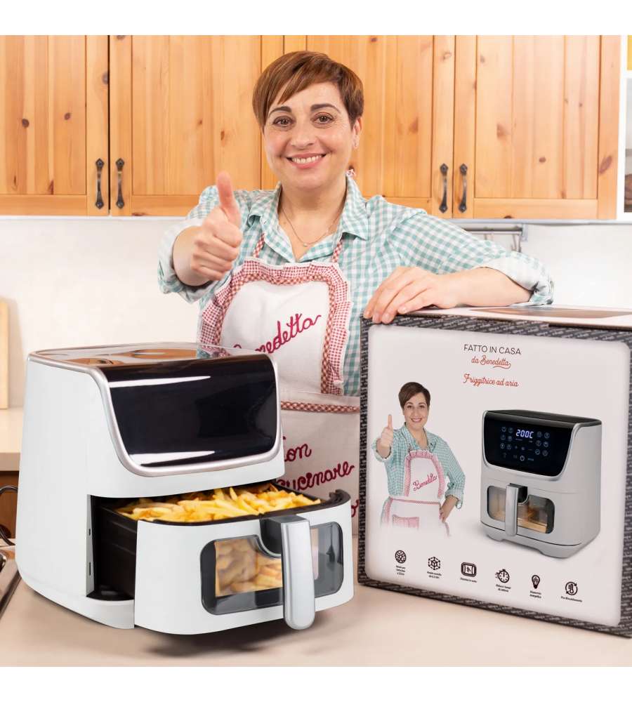 Fatto in casa da Benedetta Friggitrice ad Aria - Bianca - 6,5 L