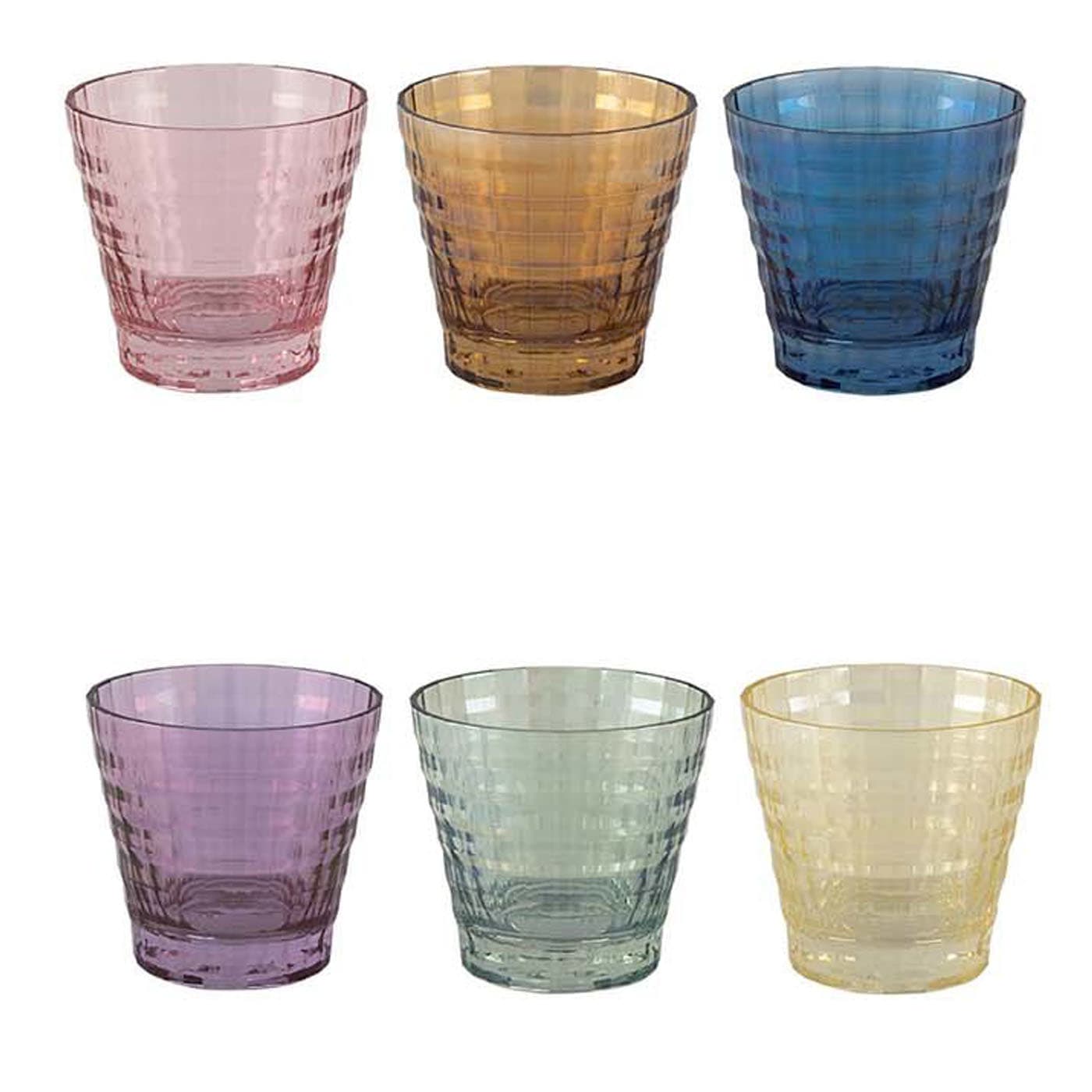 Set di 6 bicchieri da acqua bassi Tokyo
