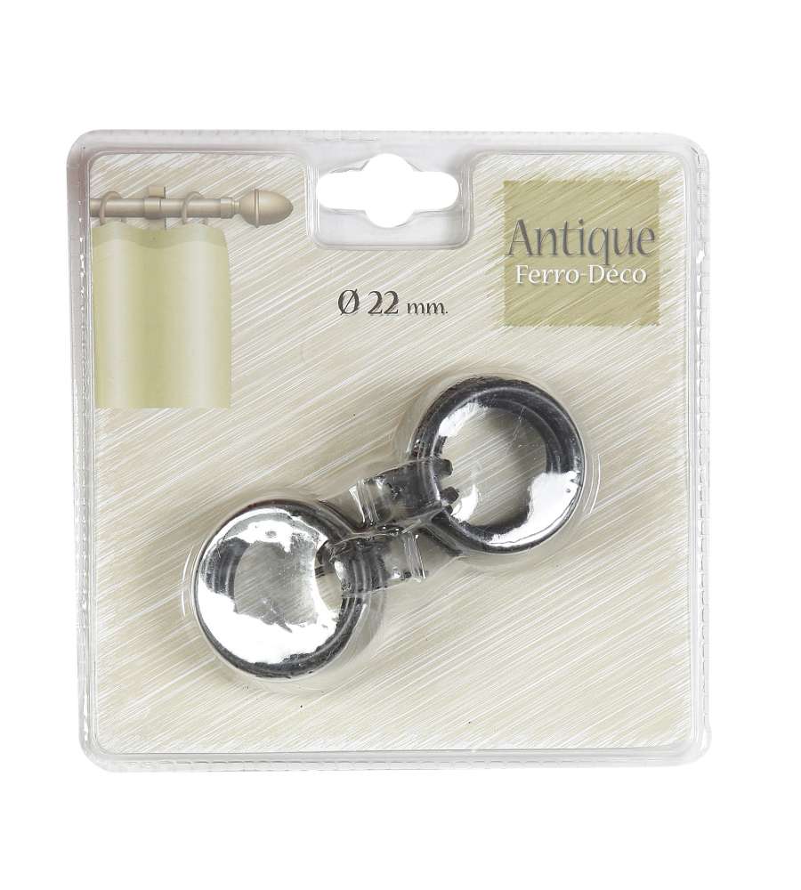 Cintacor Anelli per Tende - Nero Anticato - 4,25 cm