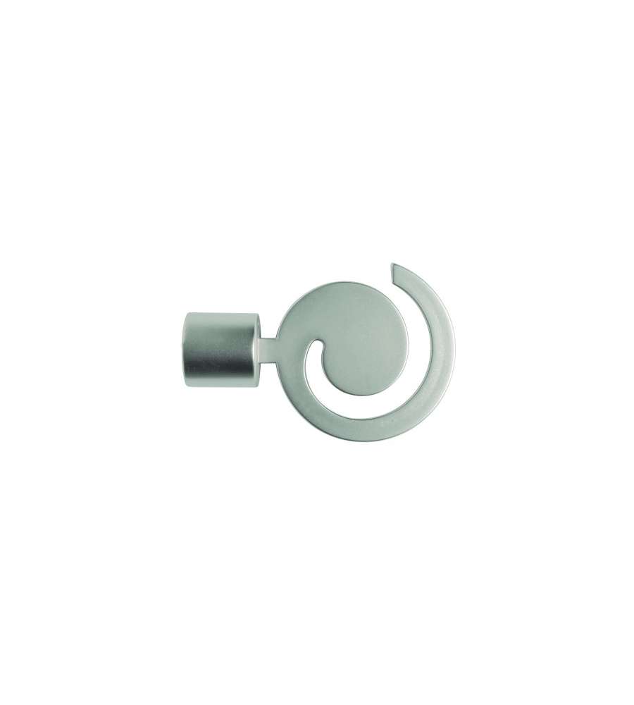 Finale Modello Conchiglia Cromo satinato