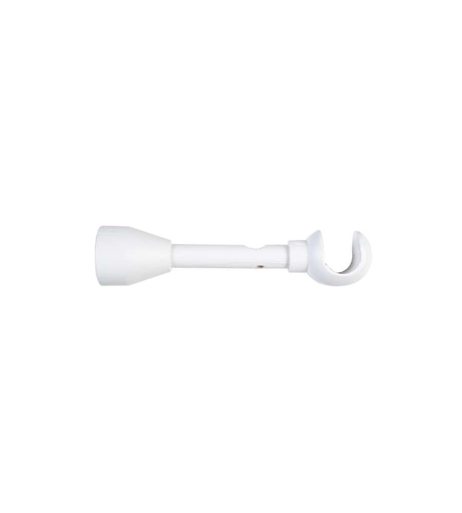 Cintacor Supporto a Parete per Tenda - Bianco Satinato - 23 cm