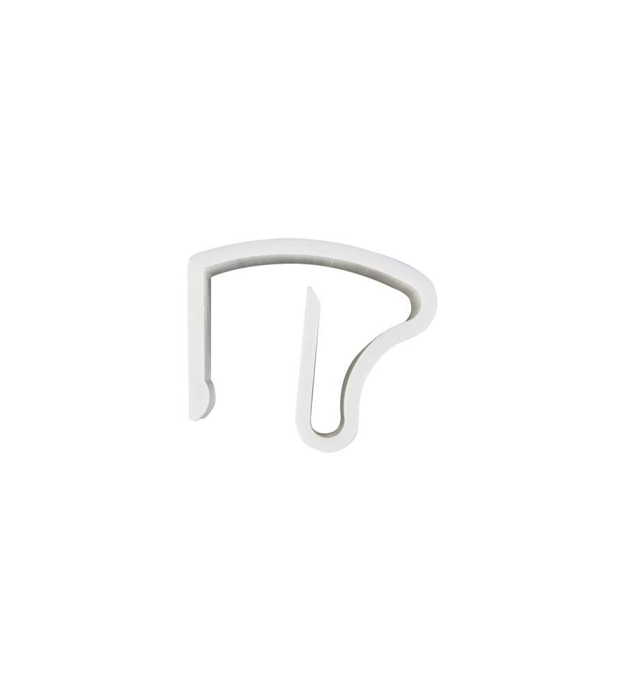 Cintacor Supporto per Tende - Bianco - Installazione Senza Forare