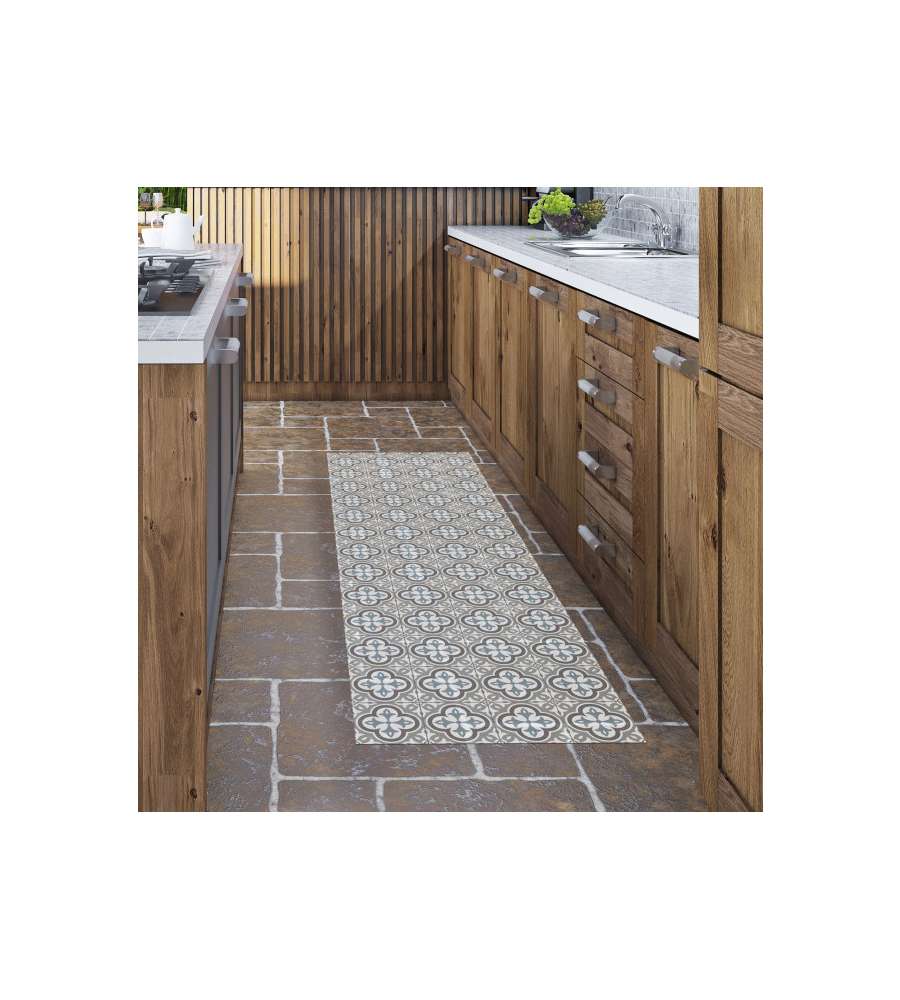 Tappeto Croma Hidra tortora 60x200