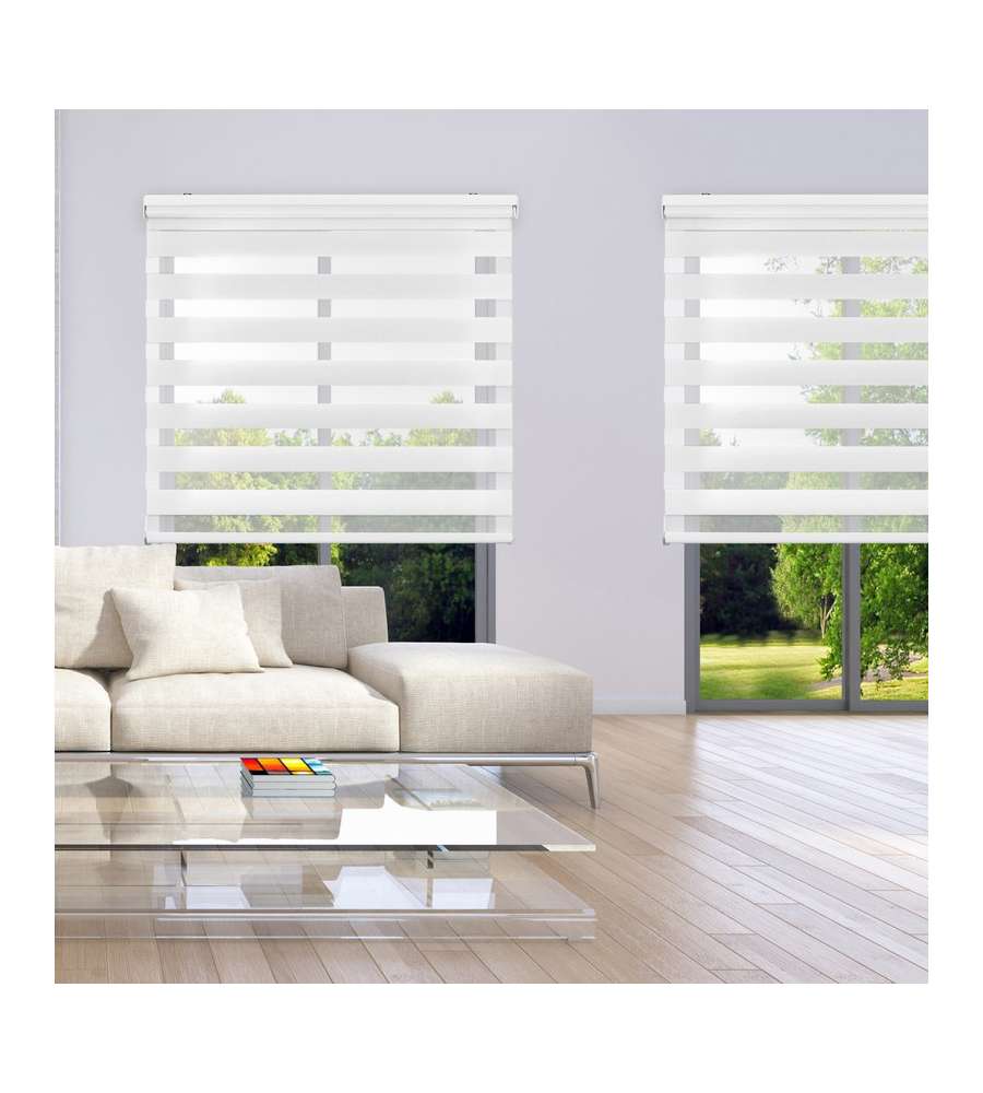 DUOLUX - Tenda Notte e giorno Bianco 60x180