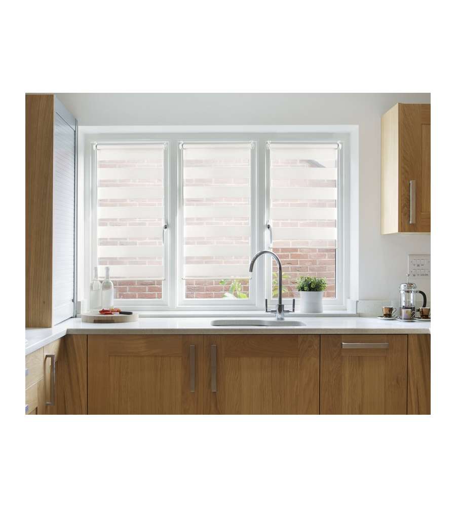 CLIPeFIX - Tenda Notte e giorno Bianco 45x180