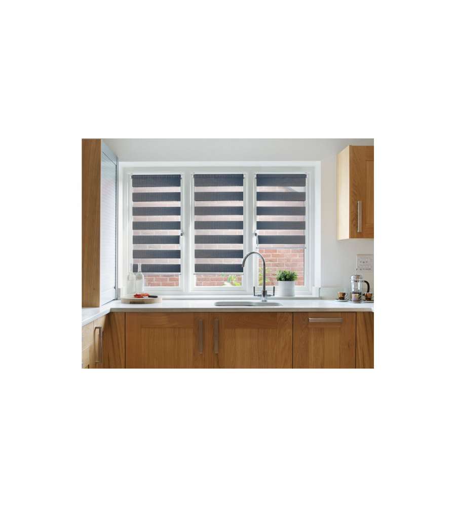 CLIPeFIX - Tenda Notte e giorno Argento 45x180