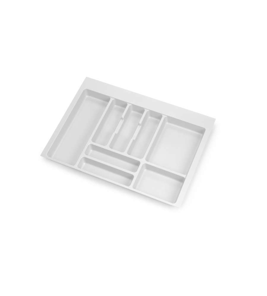 Emuca Portaposate per Cucina - Bianco - 700mm