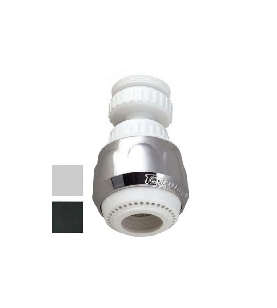 Rompigetto Snodato Cromo/Bianco F22 Presto Tescoma